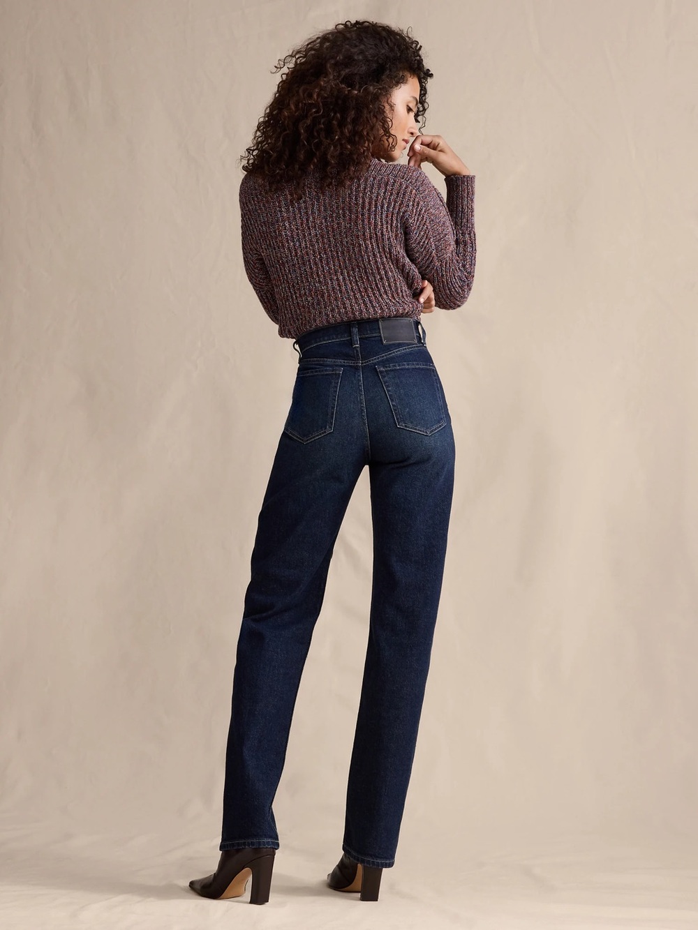New Banana Republic High-Rise Stovepipe jeans